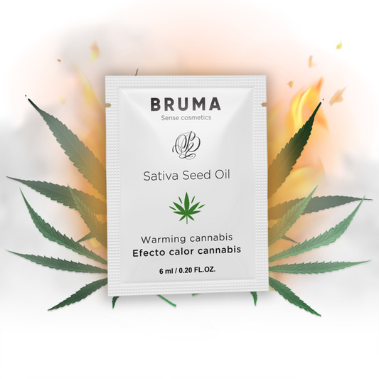 BRUMA - SATIVA SEED OIL SLIDING GEL RISCALDANTE AROMA CANNABIS 6 ML