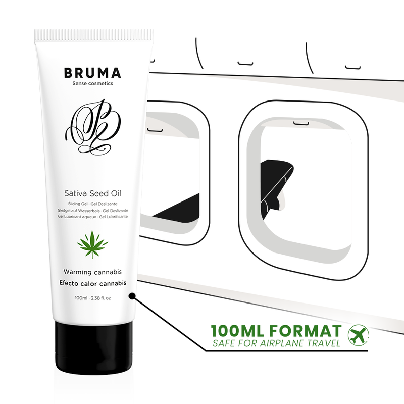 BRUMA - SATIVA SEED OIL SLIDING GEL RISCALDANTE AROMA CANNABIS 100 ML