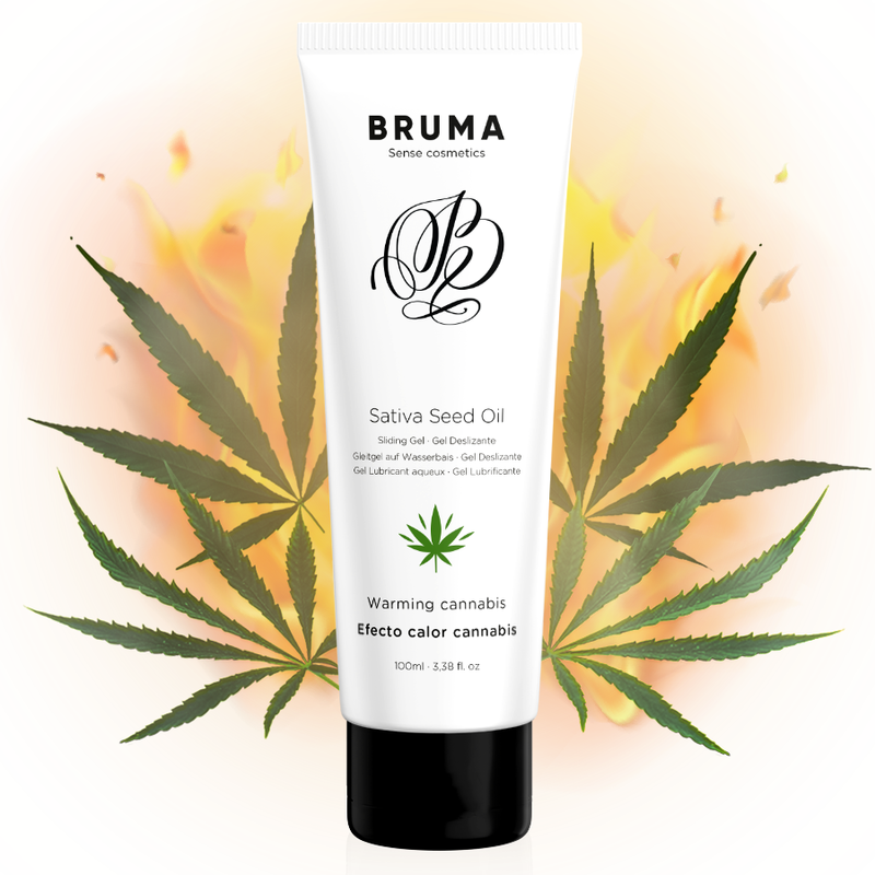 BRUMA - SATIVA SEED OIL SLIDING GEL RISCALDANTE AROMA CANNABIS 100 ML