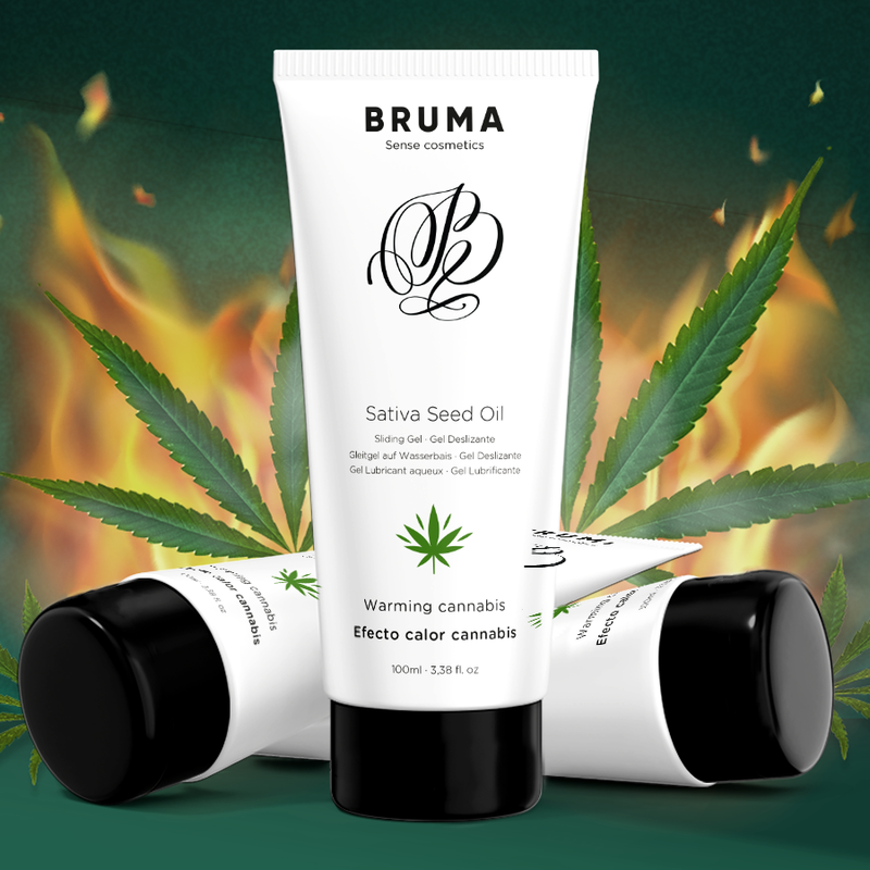 BRUMA - SATIVA SEED OIL SLIDING GEL RISCALDANTE AROMA CANNABIS 100 ML