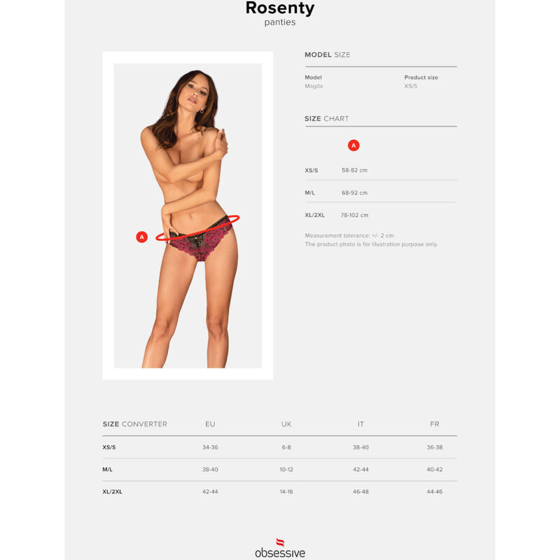 OBSESSIVE - SLIP ROSENTY XS/S