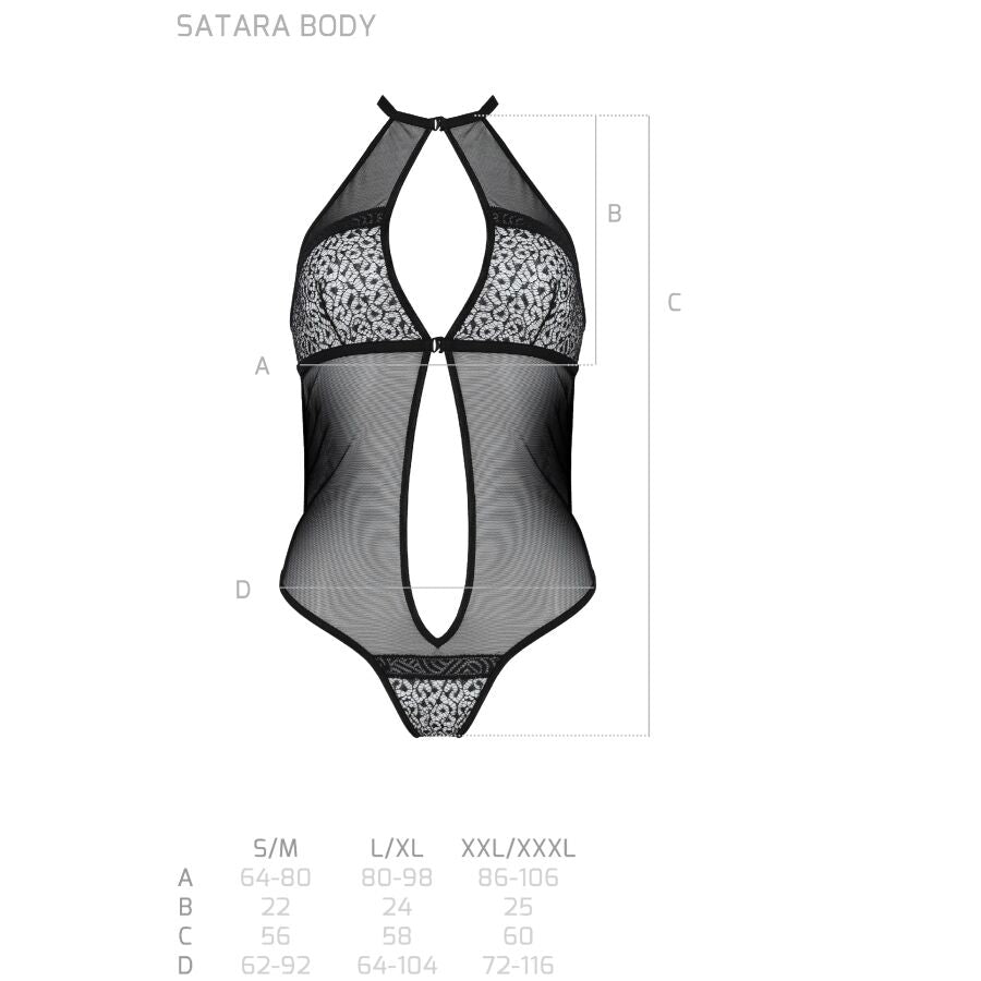 PASSION - SATARA BODY EROTIC LINE SCHWARZ S/M