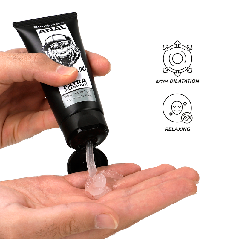 BLACK HOLE - GEL A BASE D'ACQUA DILATAZIONE ANALE 70 ML