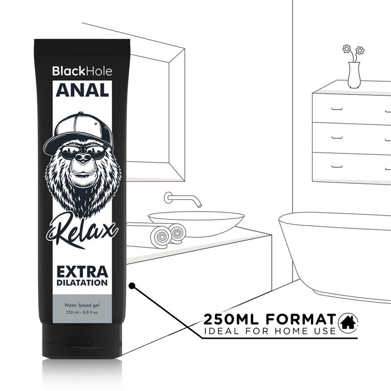 BLACK HOLE - ANAL-DILATION-GEL AUF WASSERBASIS 250 ML