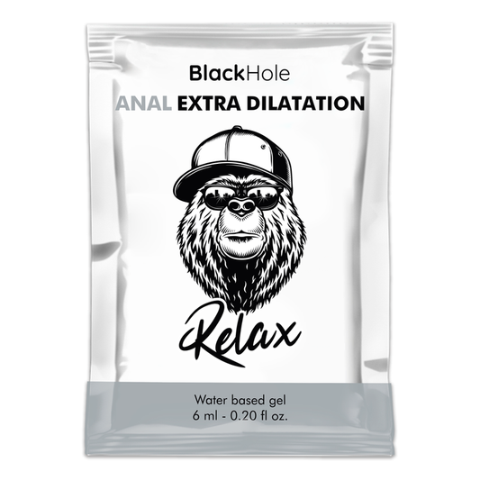 BLACK HOLE - GEL BASE ACQUA EXTRA DILATAZIONE 6 ML MONODOSE