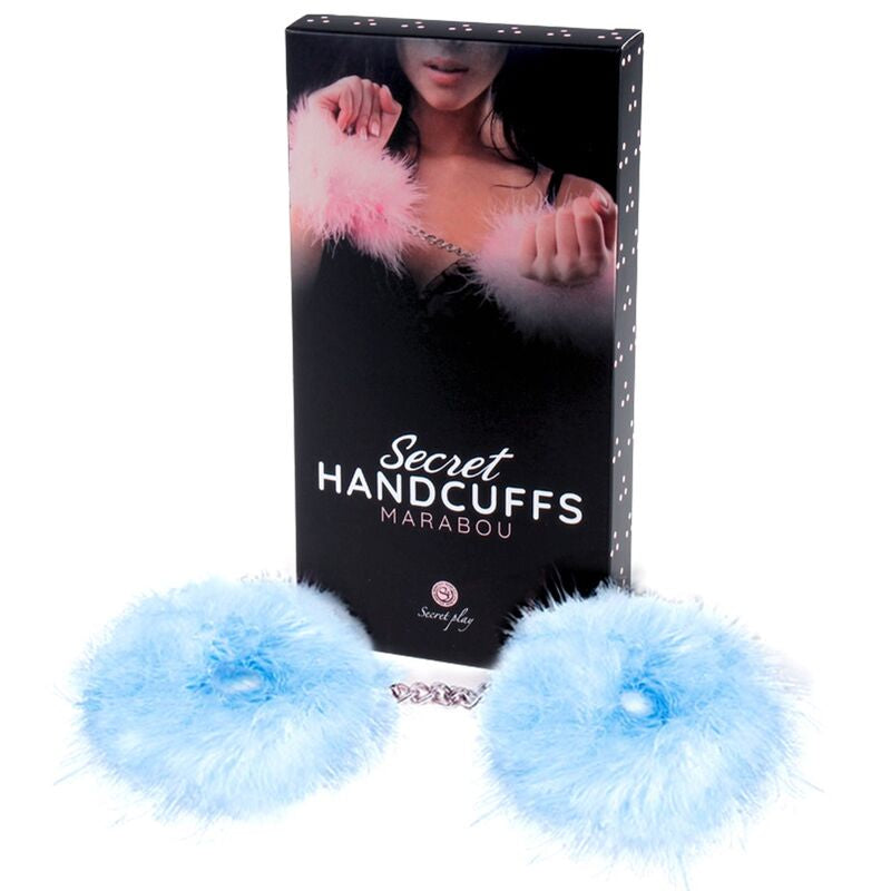 SECRETPLAY - MANETTE MARABOU LUCE BLU