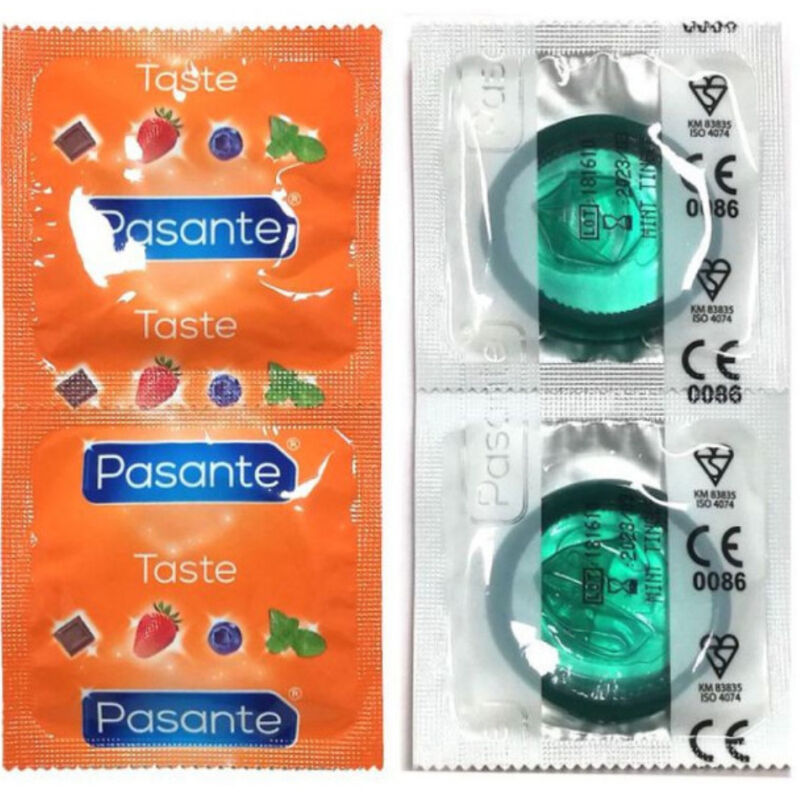 PASANTE - PRESERVATIVI GUSTO MENTA BUSTA 144 UNITÀ