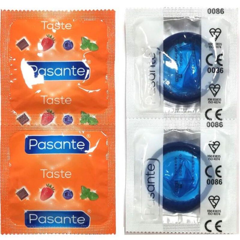 PASANTE - PRESERVATIVI GUSTO MIRTILLO BUSTA 144 UNITÀ