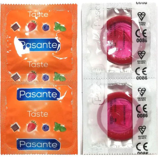 PASANTE - PRESERVATIVI GUSTO FRAGOLA BUSTA 144 UNITÀ