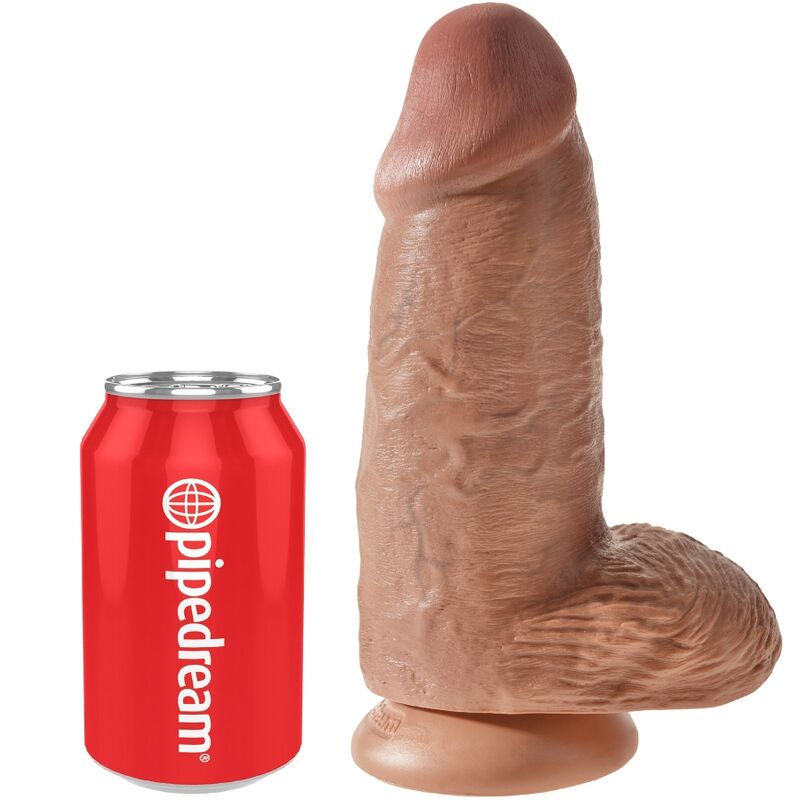 KING COCK - PENE REALISTICO CHUBBY 23 CM CARAMELLO