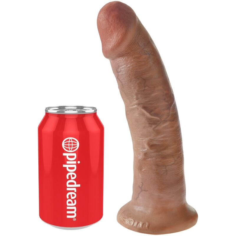 KING COCK - PENE REALISTICO 21,7 CM CARAMELLO