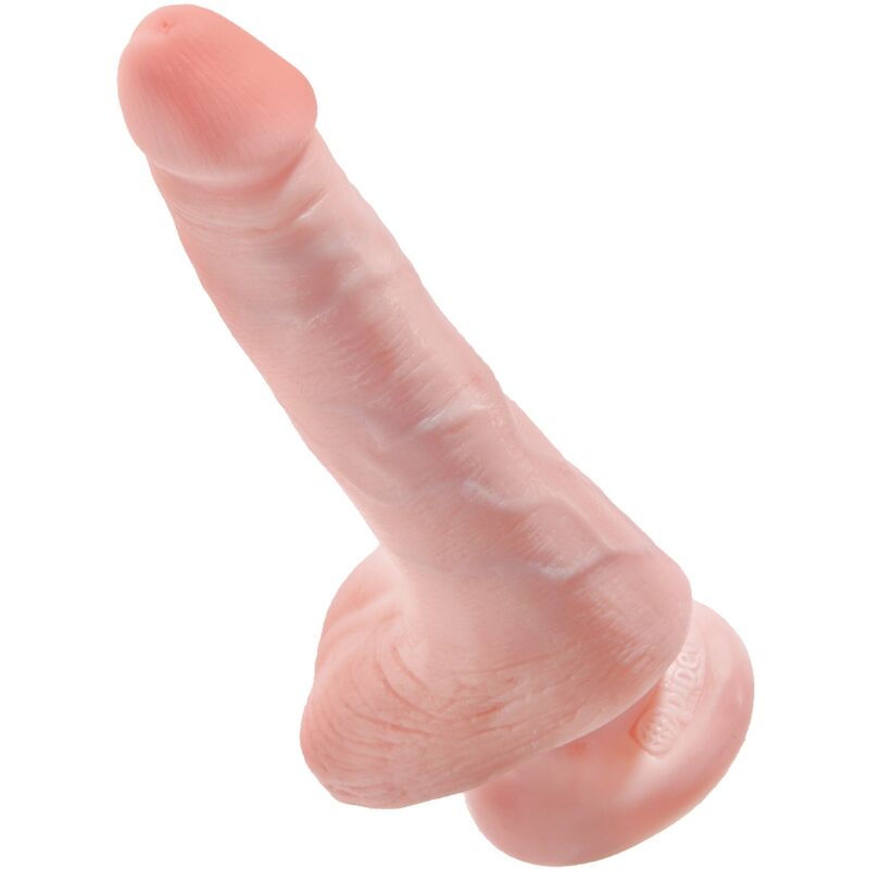 KING COCK - REALISTISCHER PENIS MIT HODEN 13,5 CM LEICHT