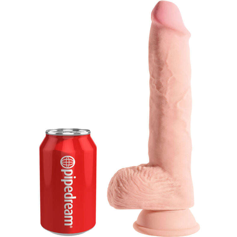 KING COCK - PENE REALISTICO CON PALLE 19,4 CM LEGGERO