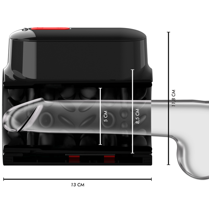 JAMYJOB - MASTURBATORE CON MODALITÀ TURBO CON TECNOLOGIA A SPINTA VORTICE E ROTAZIONE A 360°