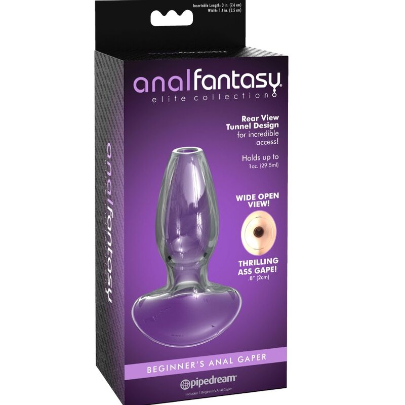 ANAL FANTASY ELITE COLLECTION - ANAL GAPER DILATOR FÜR ANFÄNGER KRISTALL GRÖSSE S