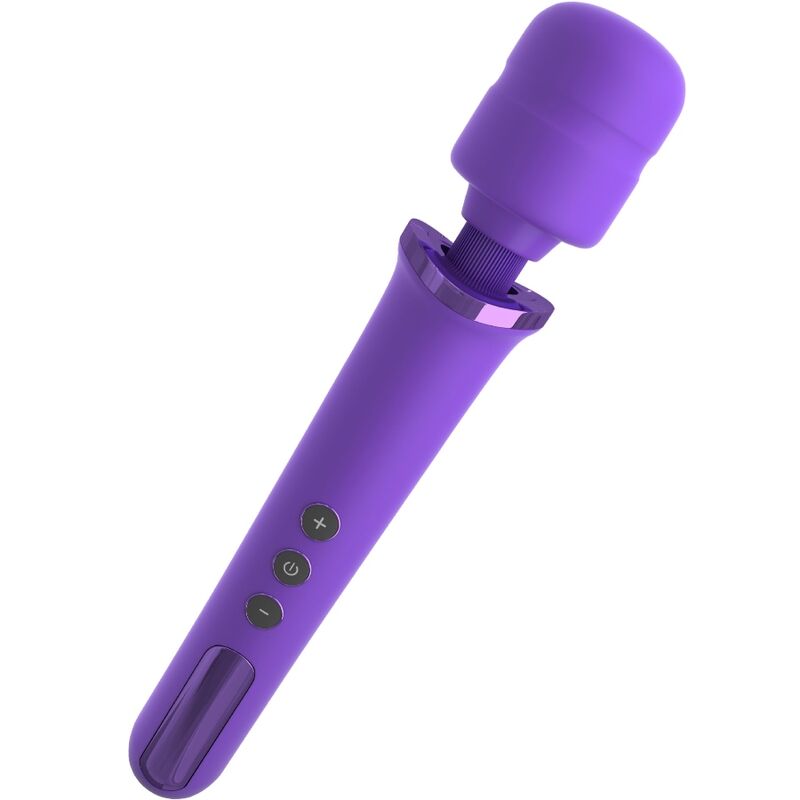 FANTASY FOR HER - MASSAGERSTAB FÜR SIE, WIEDERAUFLADBAR &amp; VIBRATOR, 50 STUFEN, VIOLETT