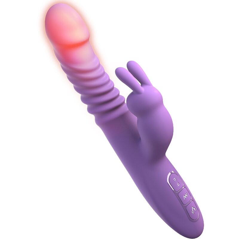 FANTASY FOR HER - RABBIT KLITORIS-STIMULATOR MIT WÄRME-OSZILLATIONS- UND VIBRATIONSFUNKTION VIOLETT