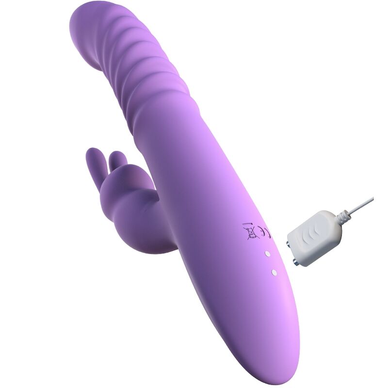 FANTASY FOR HER - RABBIT KLITORIS-STIMULATOR MIT WÄRME-OSZILLATIONS- UND VIBRATIONSFUNKTION VIOLETT