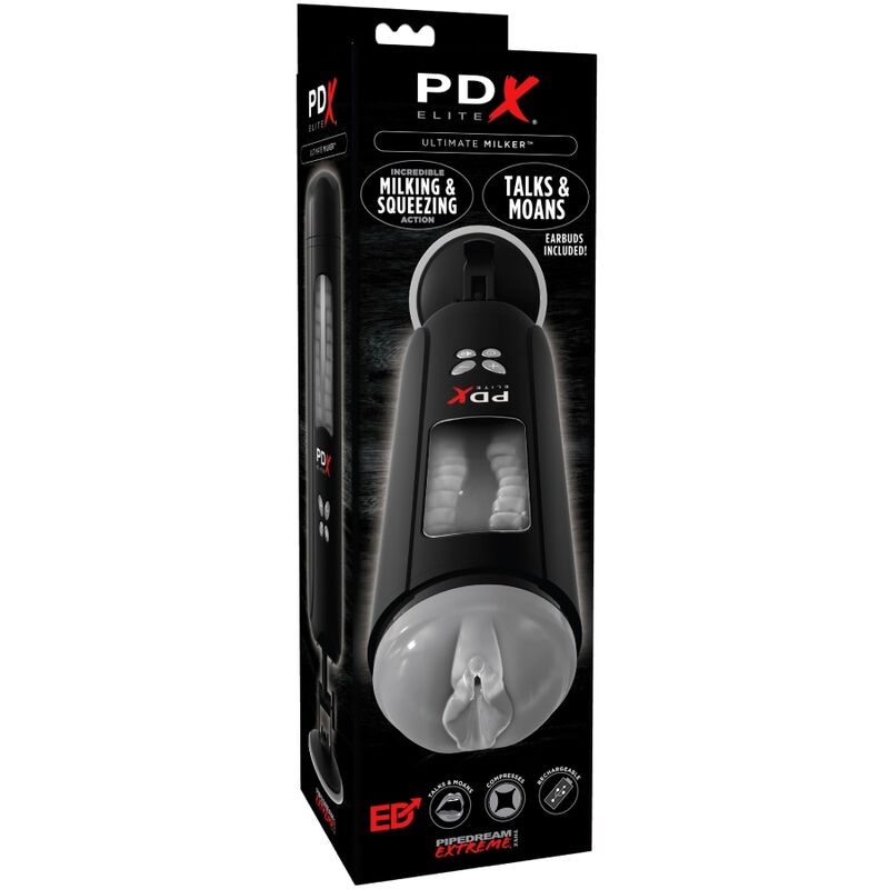 PDX ELITE - STROKER ULTIMATE MILKER MIT STIMME