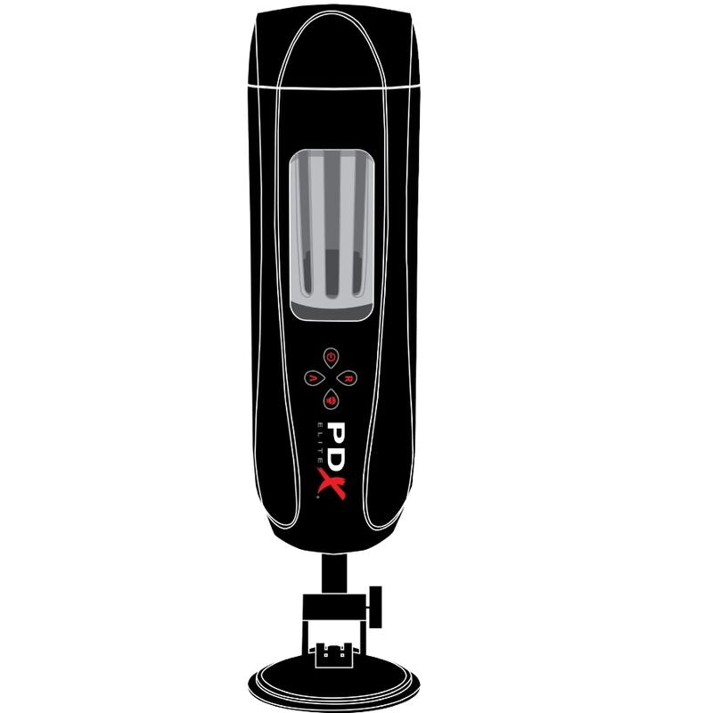 PDX ELITE - STROKER ULTIMATE MILKER 2 ROTIEREND &amp; VIBRATOR