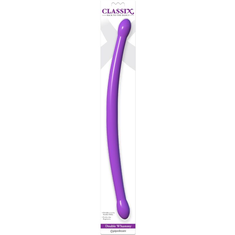 CLASSIX - FLEXIBLE DOUBLE DILDO 43.7 CM PURPLE