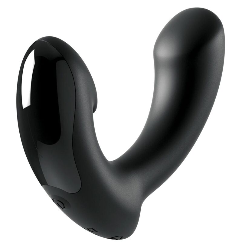 SIR RICHARDS - MASSAGGIATORE PER LA PROSTATA P-POINT IN SILICONE NERO