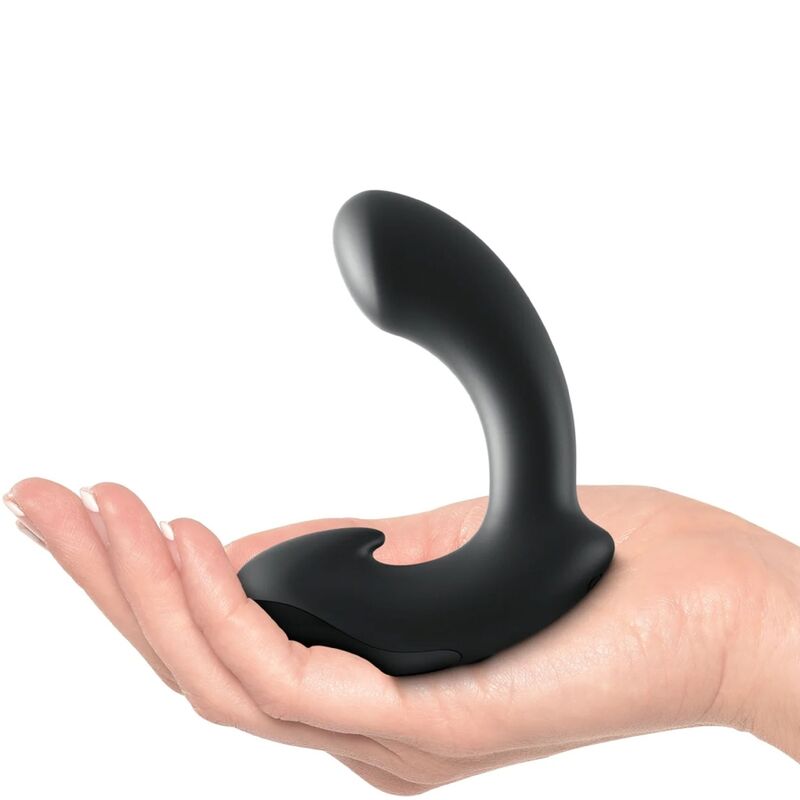 SIR RICHARDS - MASSAGGIATORE PER LA PROSTATA P-POINT IN SILICONE NERO