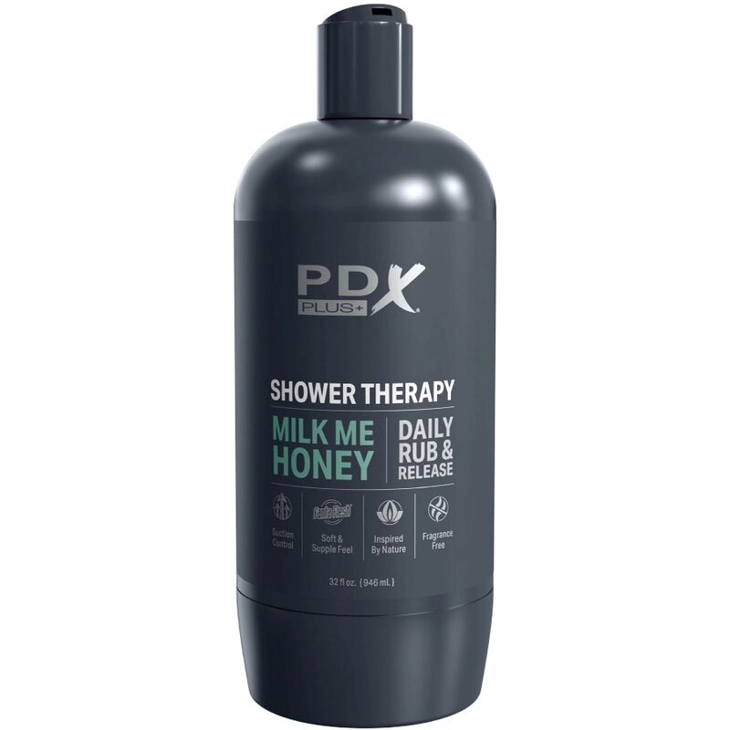 PDX PLUS - MASTURBATORE STROKER DESIGN DISCRETO DEL FLACONE MILK ME HONEY SHAMPOO