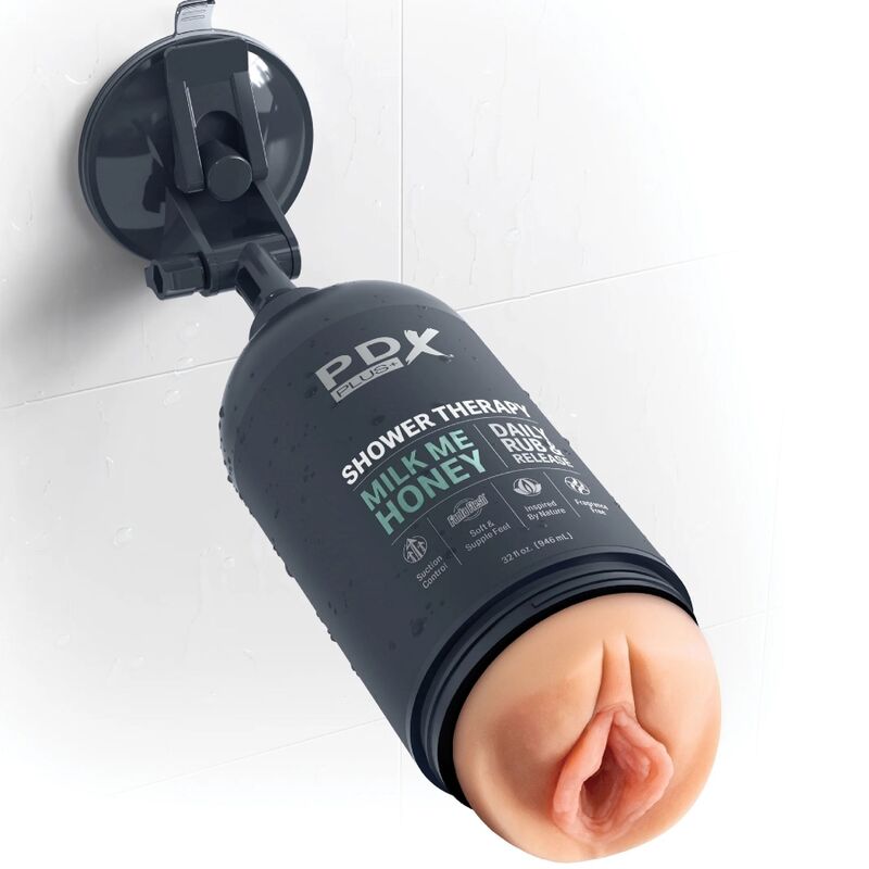 PDX PLUS - MASTURBATORE STROKER DESIGN DISCRETO DEL FLACONE MILK ME HONEY SHAMPOO