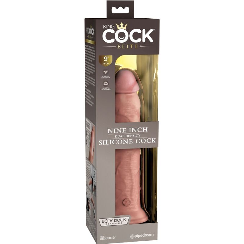 KING COCK - DILDO IN SILICONE REALISTICO ELITE 23 CM