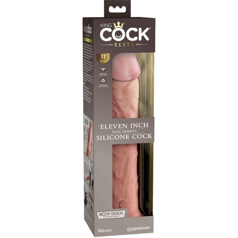 KING COCK - DILDO IN SILICONE REALISTICO ELITE 28 CM