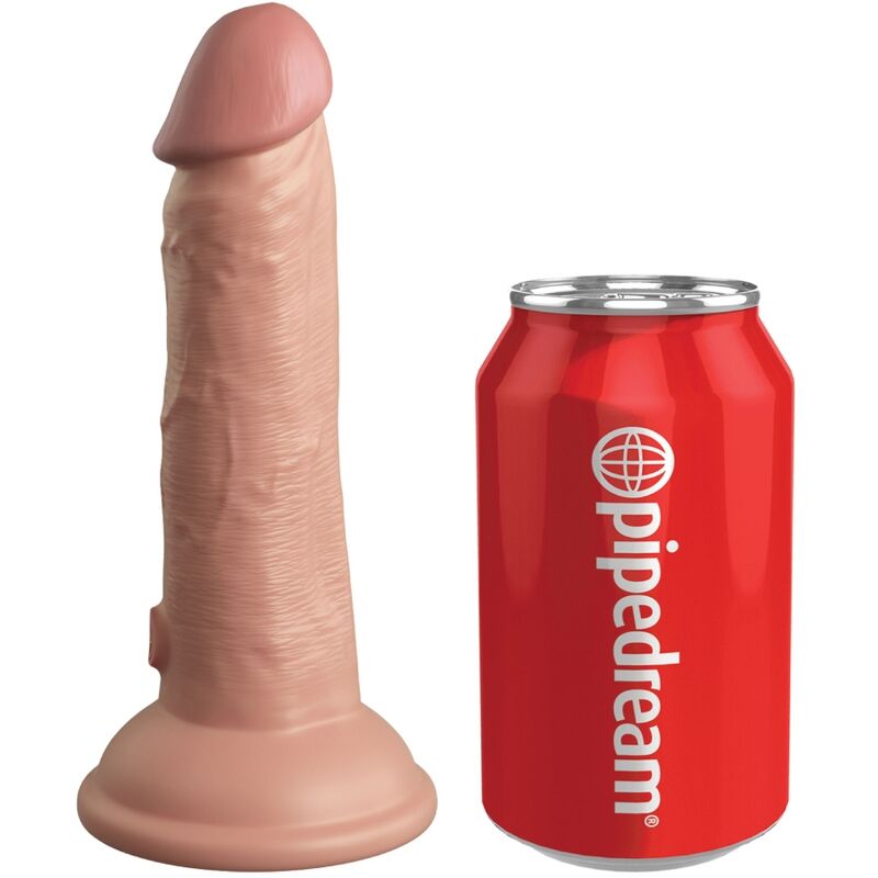 KING COCK - ELITE REALISTICO DILDO VIBRANTE E SILICONE 15,2 CM