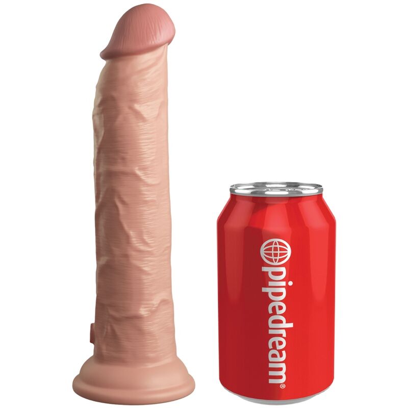 KING COCK - ELITE REALISTICO DILDO VIBRATORE E TELECOMANDO IN SILICONE 23 CM