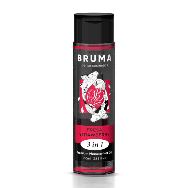 BRUMA - PREMIUM MASSAGE HEISSÖL ERDBEERE 3 IN 1 - 100 ML