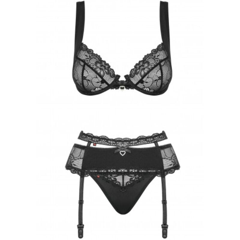 OBSESSIVE - HEARTINE SET TRE PEZZI S/M