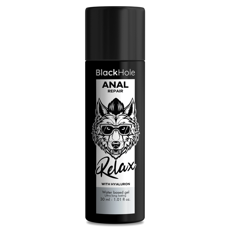 BLACK HOLE - RIPARAZIONE ANALE A BASE DI ACQUA RELAX CON IALURONICO 30 ML