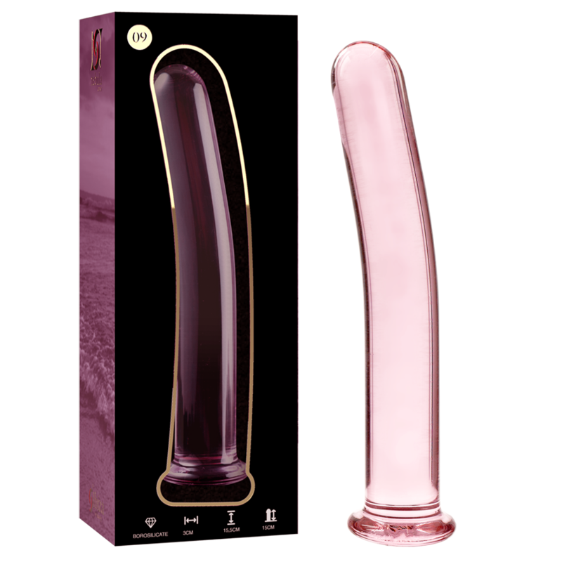 NEBULA SERIE VON IBIZA - MODELL 9 DILDO BOROSILIKATGLAS KLAR 15,5 CM -O- 2,5 CM