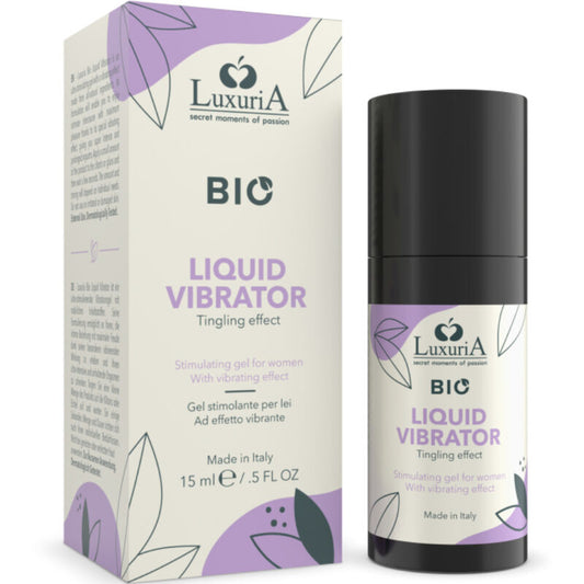 INTIMATELINE LUXURIA - BIO STIMULIERENDES GEL FÜR SIE MIT VIBRIERENDER WIRKUNG 15 ML