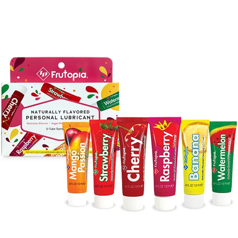 ID FRUTOPIA - LUBRIFICANTE ASSORTITO 5 CONFEZIONI DA 12 ML