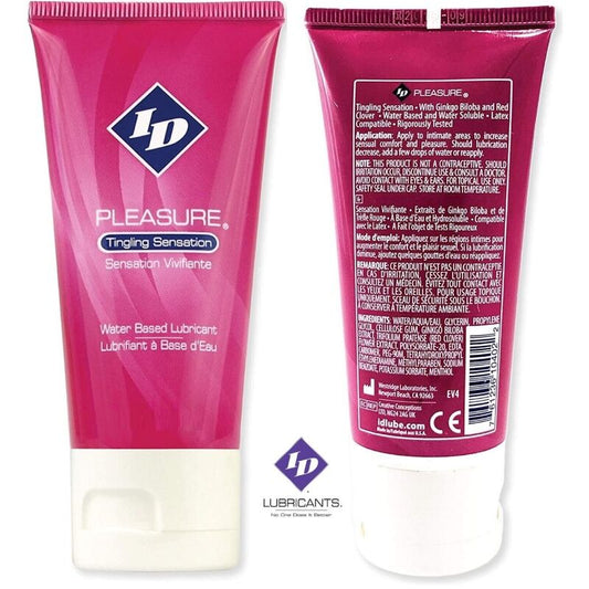 ID PLEASURE - LUBRIFICANTE A BASE D'ACQUA TINTING SENSATION TUBO DA VIAGGIO 60 ML