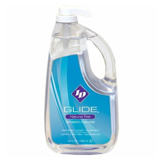 ID GLIDE - GLEITMITTEL AUF WASSERBASIS + HYPOALLERGENES NATÜRLICHES GEFÜHL 1900 ML