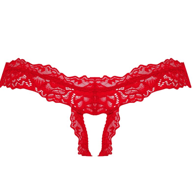 OBSESSIVE - AMOR CHERRIS THONG CROTCHLESS L/XL