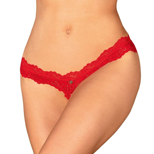 OBSESSIVE - AMOR CHERRIS THONG CROTCHLESS L/XL