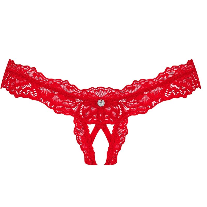 OBSESSIVE - AMOR CHERRIS THONG CROTCHLESS L/XL