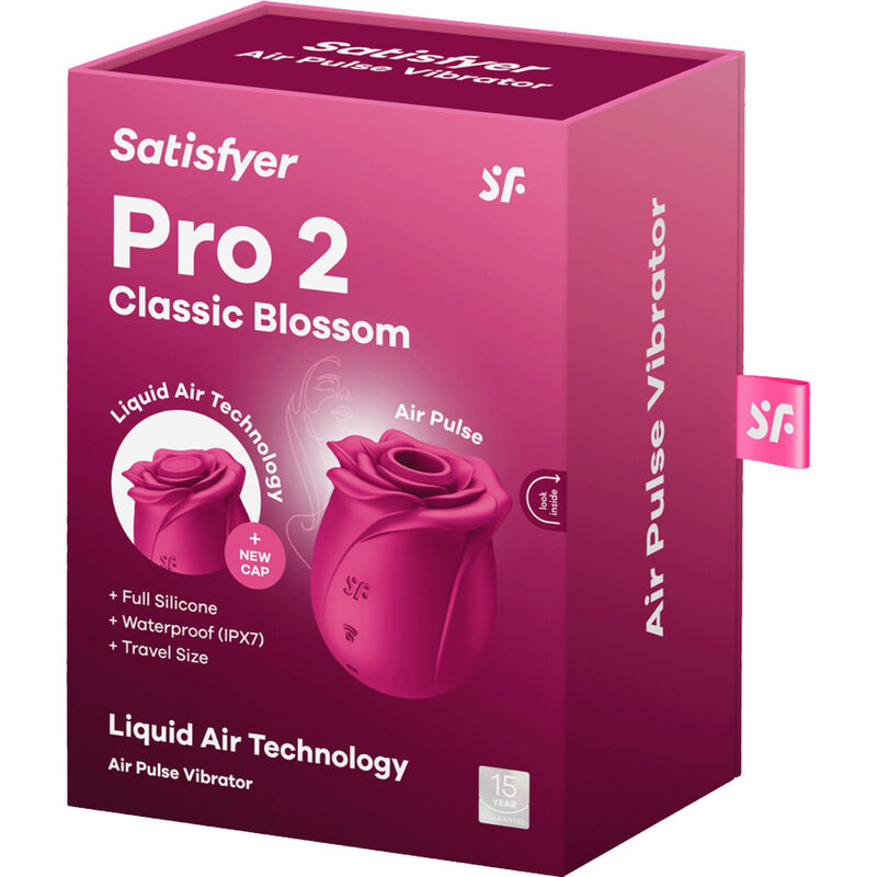 SATISFYER - AIR PULSE PRO 2 KLASSISCHER BLÜTENVIBRATOR