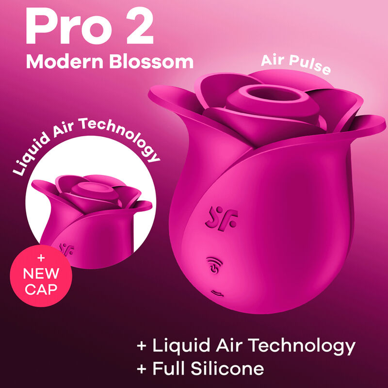 SATISFYER - AIR PULSE PRO 2 MODERNER BLOSSOM-VIBRATOR