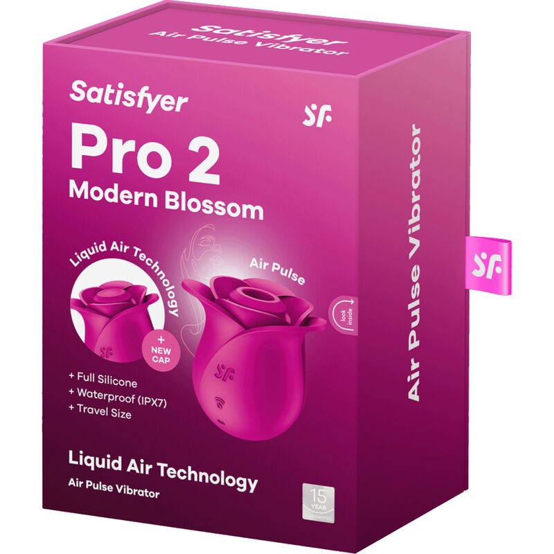 SATISFYER - VIBRATORE AIR PULSE PRO 2 MODERN BLOSSOM