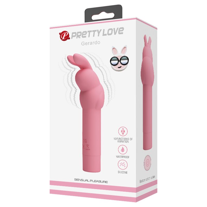 PRETTY LOVE - VIBRATORE IN SILICONE CONIGLIO ROSA GERARDO