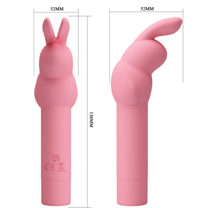 PRETTY LOVE - GERARDO PINK RABBIT SILICONE VIBRATOR