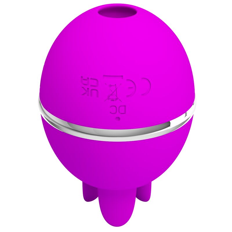 PRETTY LOVE - GEMINI BALL LILA RUNDER SILIKONVIBRATOR